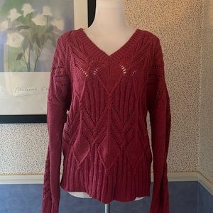 Oversize knit sweater